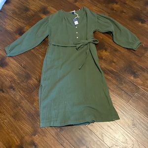 Green Tie Dress from Target, New with tags.